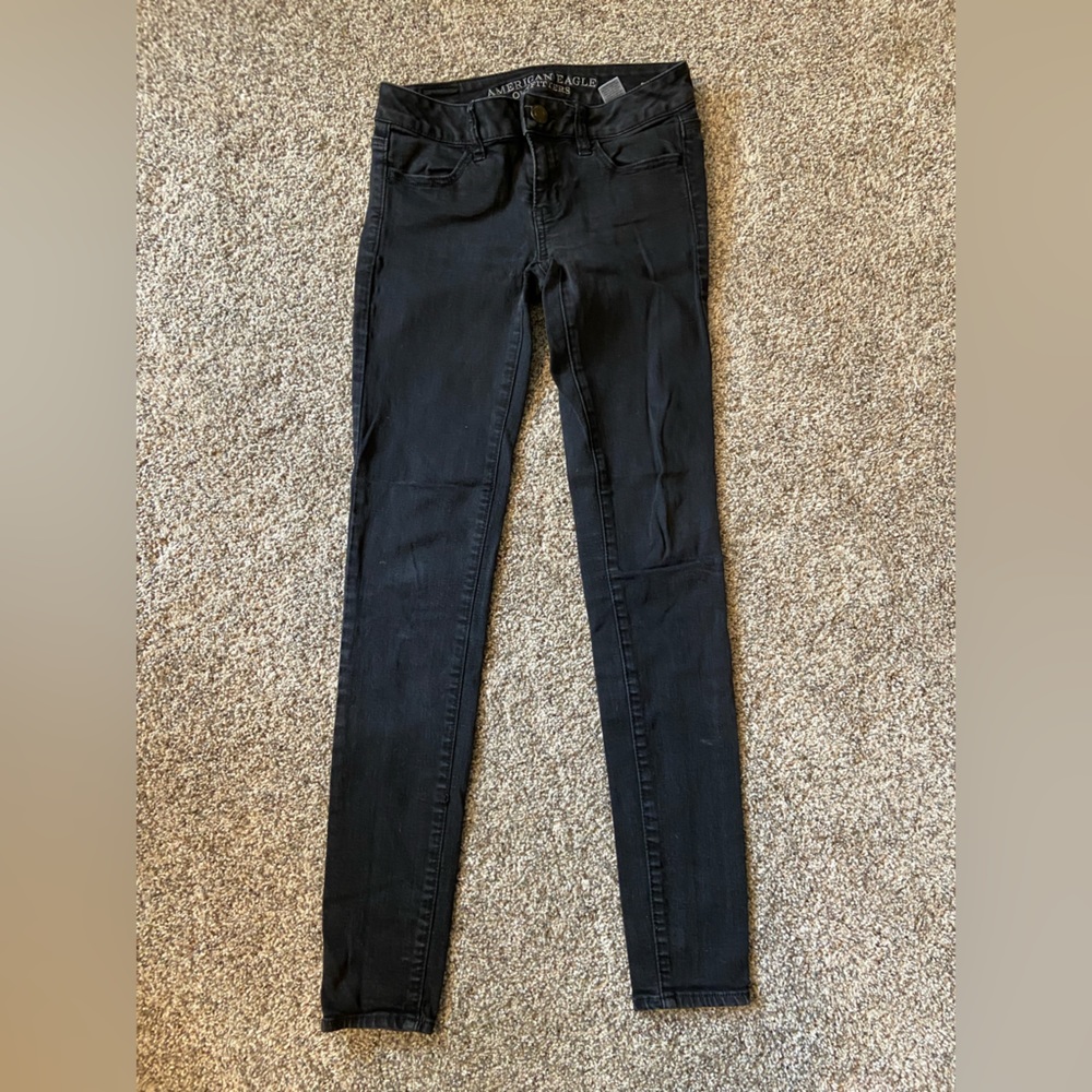 American Eagle black jeggings